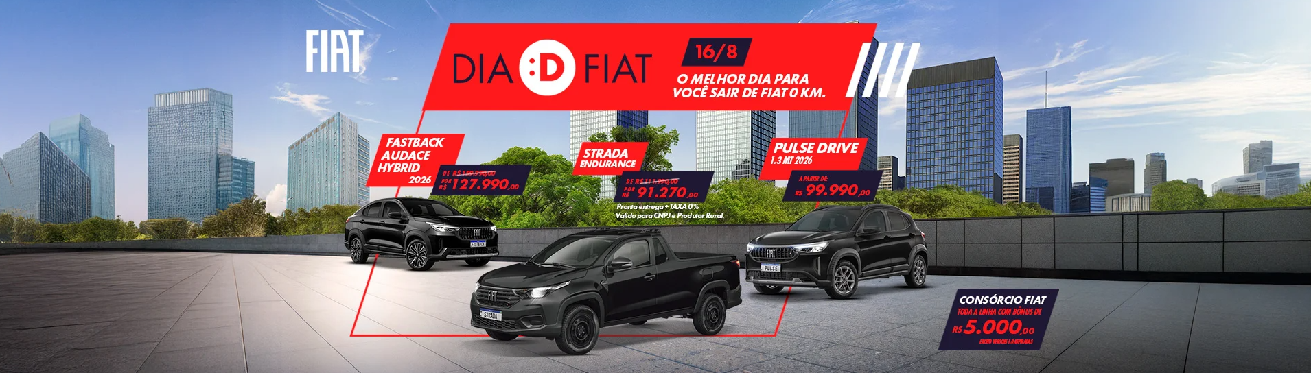 DDM Varejo Fiat Dia D agosto