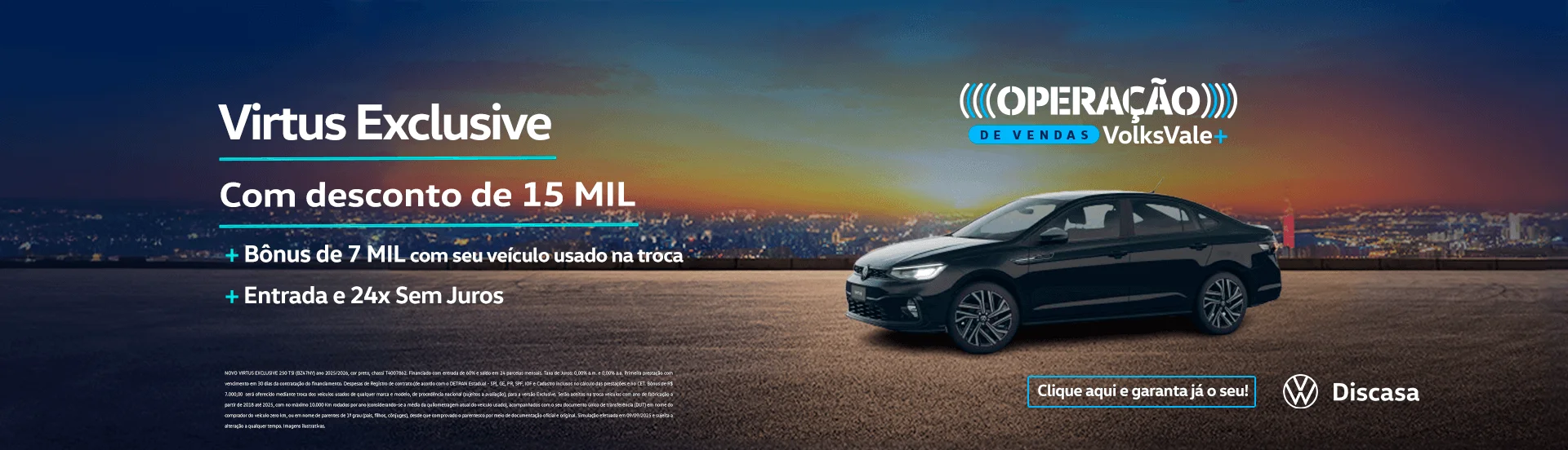 Aproveite as melhores ofertas em Virtus Exclusive na Operação de Vendas Vale+ aqui na Discasa com benefícios imperdíveis!