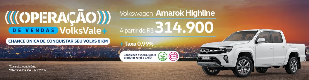 Operação de Vendas Volks Vale+