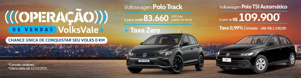Operação de Vendas Volks Vale+