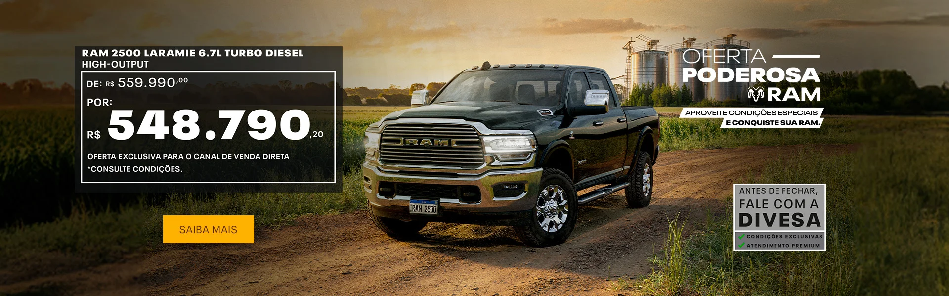 Linha 2500 é na Divesa