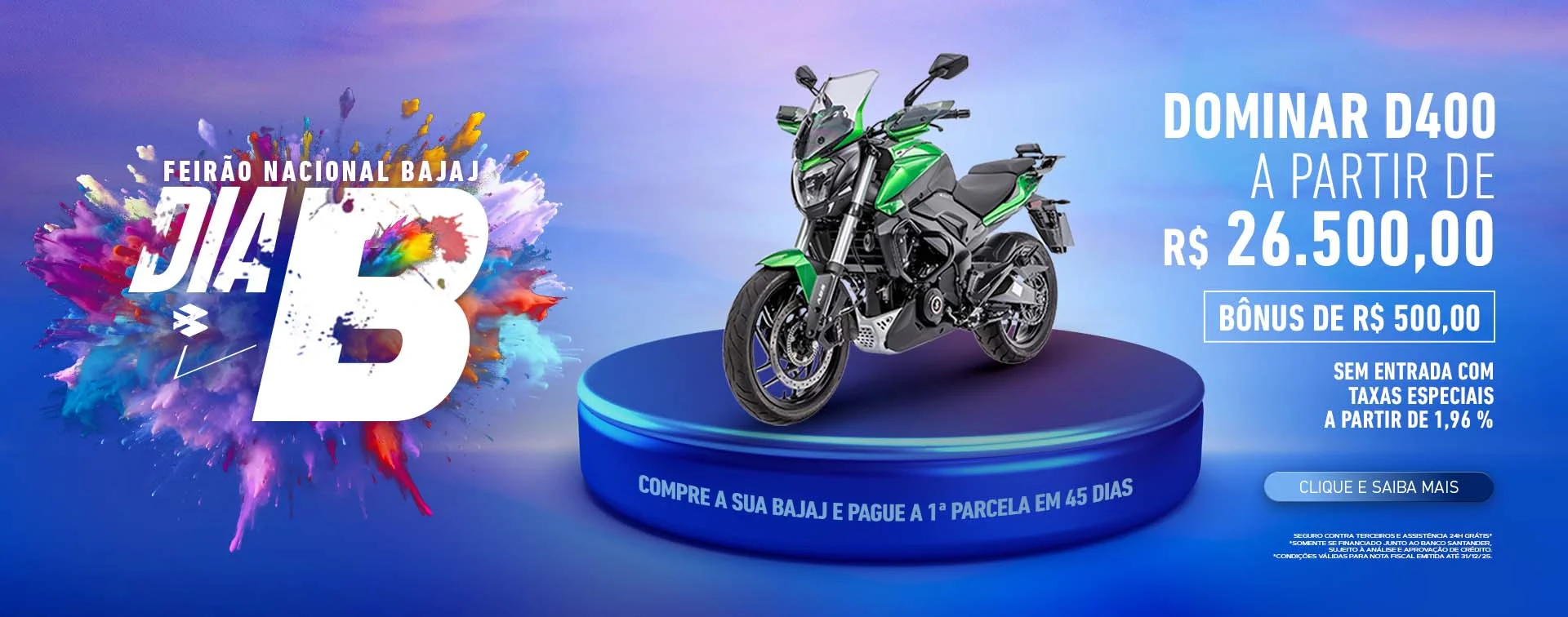 Ofertas Feirão Nacional Bajaj_Dezembro