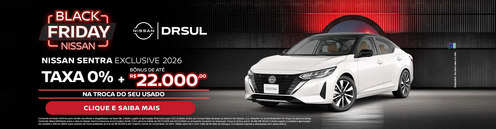 Ofertas Black Friday Novembro | DRSUL Nissan
