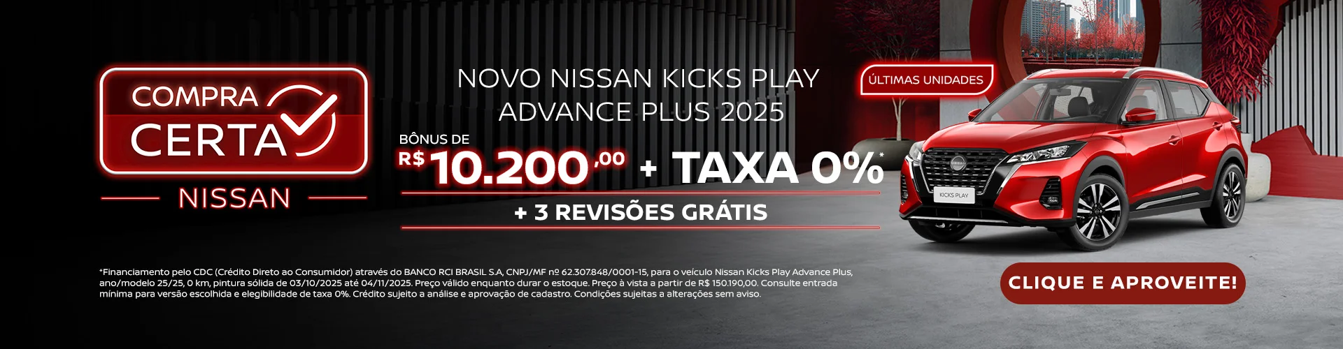 3 Ofertas Outubro | DRSUL Nissan