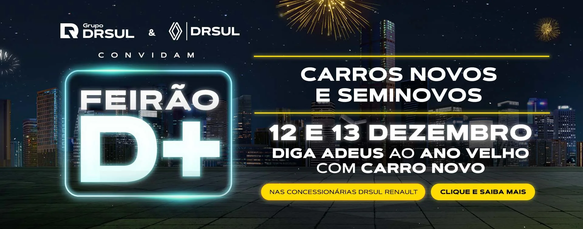 Feirão D+ Dezembro | DRSUL Renault RS