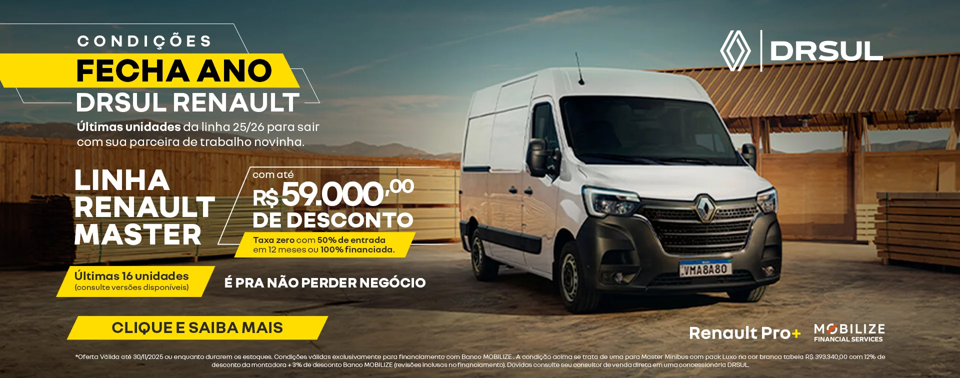 Ofertas Novembro Venda Direta FECHA ANO | DRSUL RENAULT RS