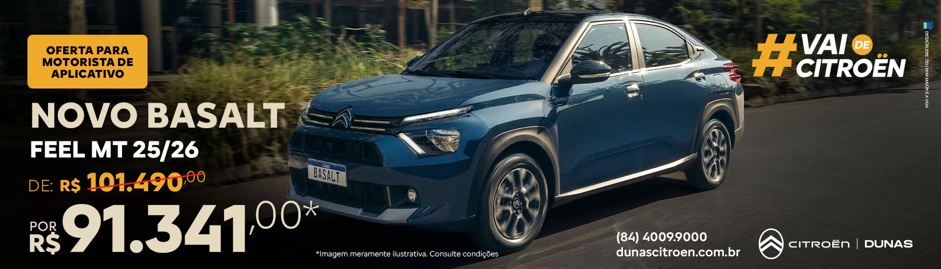 Oferta Novo Basalt Citroen Natal
