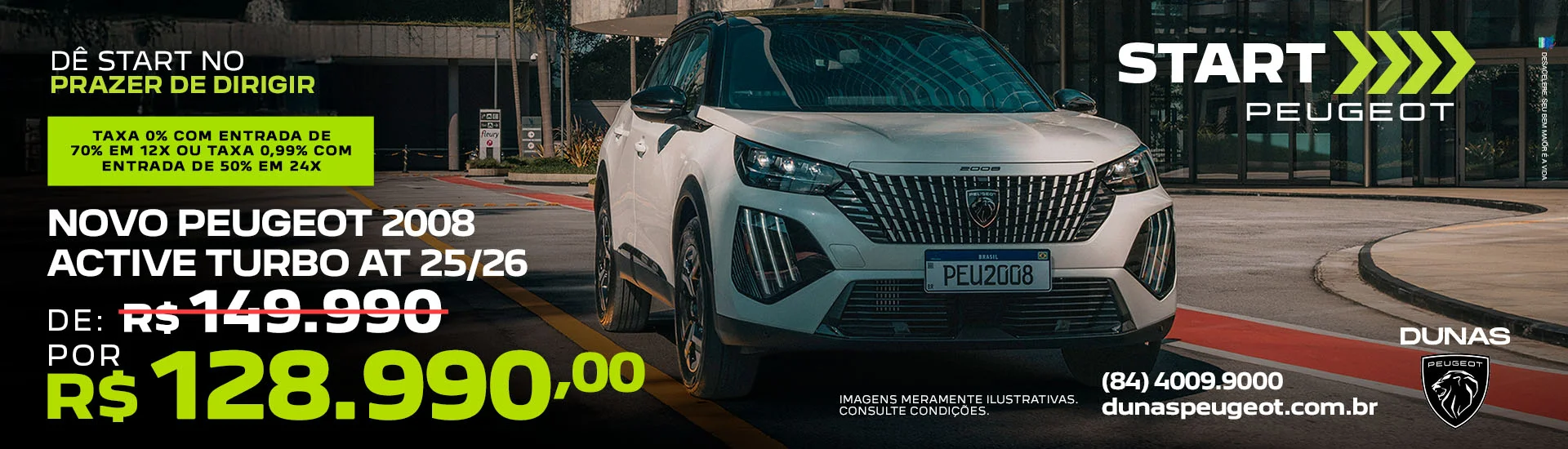 novo Peugeot Oferta 2008 Natal