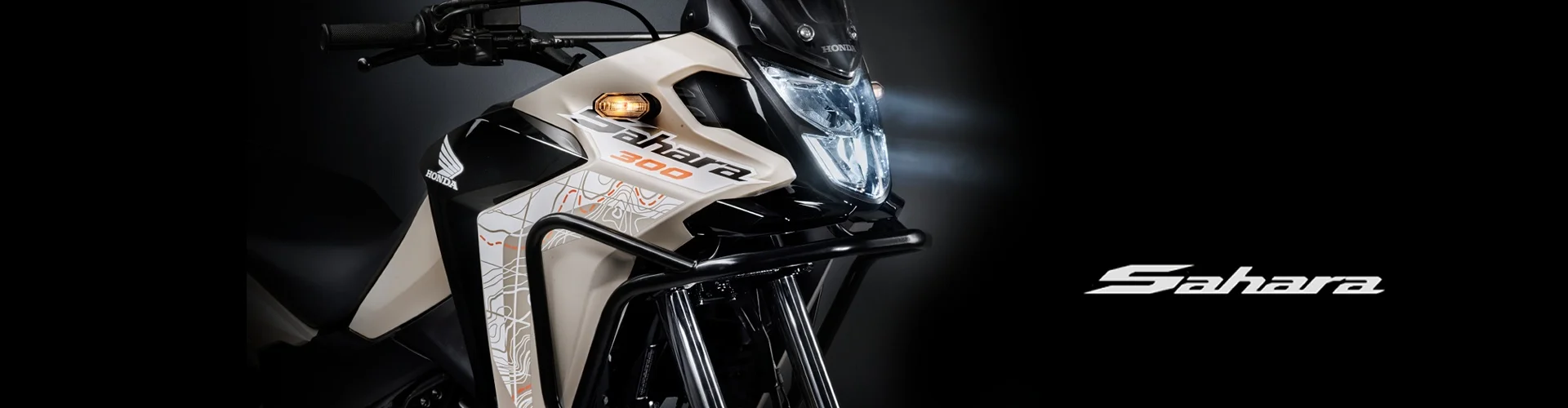 Nova Sahara 300 | Domine todos os caminhos com a Honda