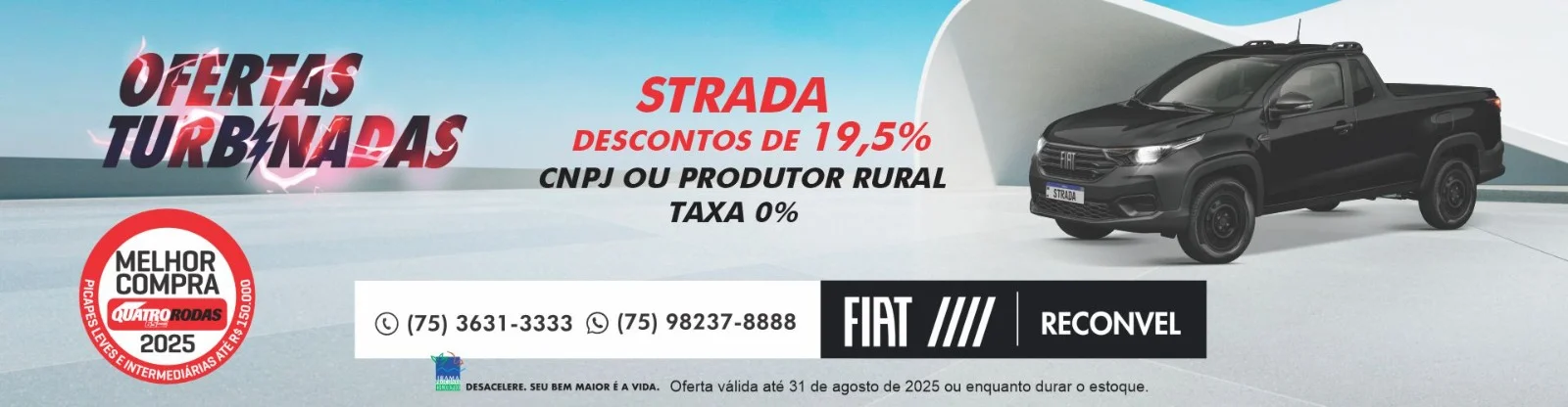 DDM Varejo Fiat ofertas turbinadas