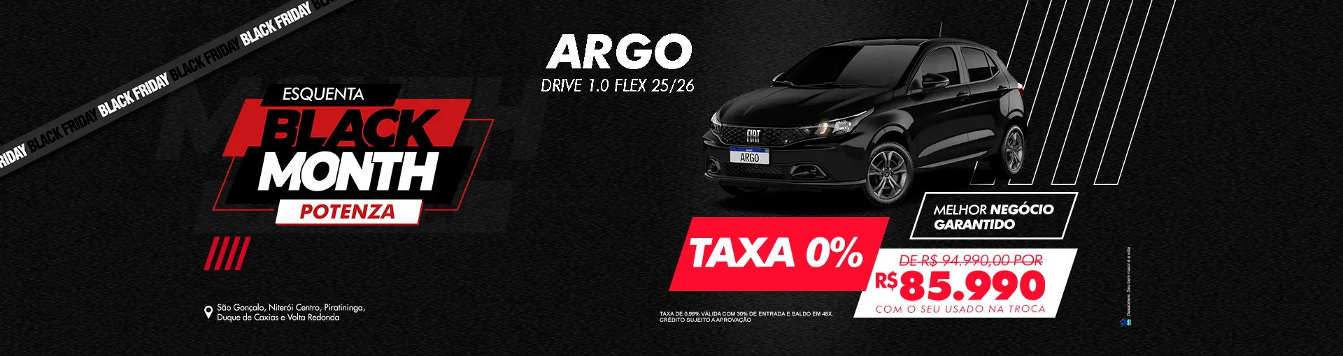 ARGO DISPONÍVEL A PRONTA ENTREGA COM O MENOR PREÇO DO RIO DE JANEIRO!