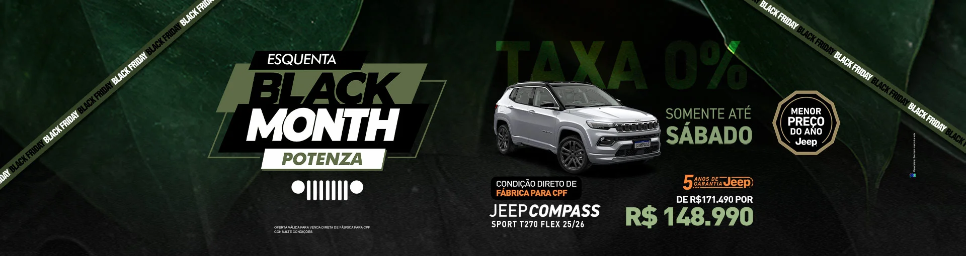 JEEP COMPASS COM MELHOR PREÇO GARANTIDO!