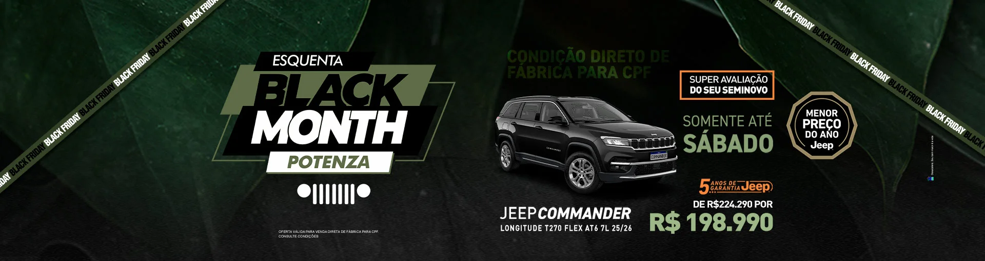 Garanta o seu Jeep Commander com o menor preço do Rio de Janeiro!