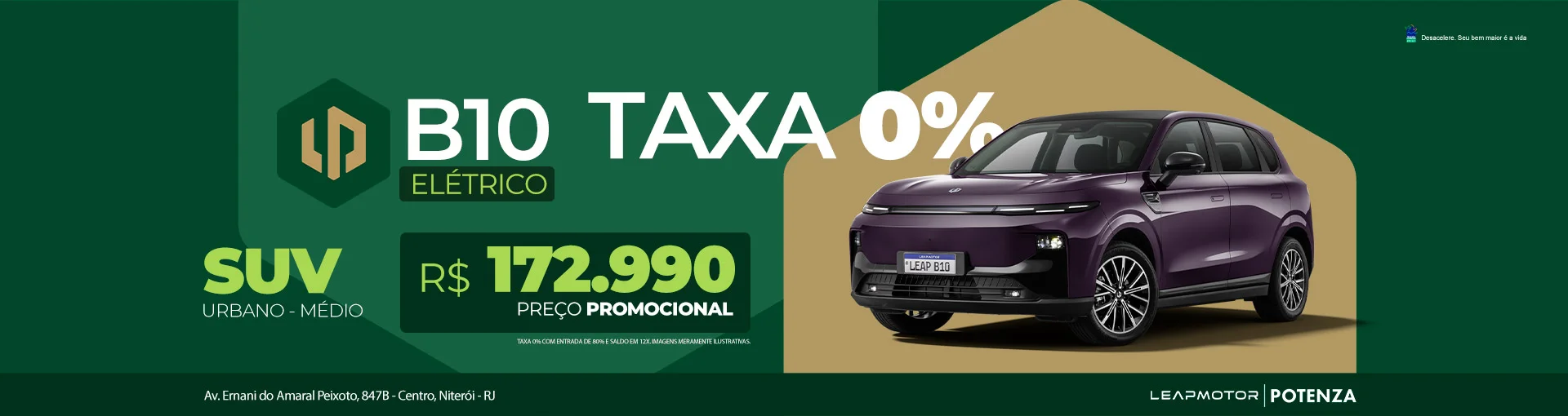 B10 Elétrico Leapmotor em Niterói | SUV Urbano com Taxa 0%