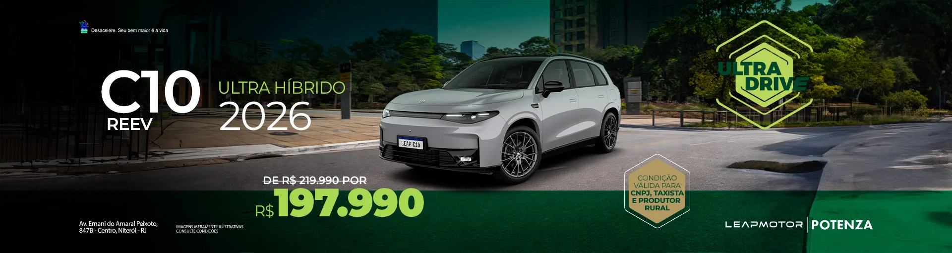 Leapmotor C10 REEV 2026 em Niterói por R$ 197.990