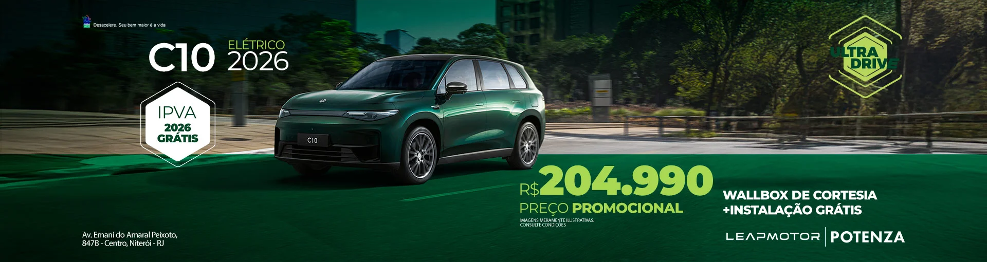 Leapmotor C10 Elétrico 2026 por R$ 204.990 | Melhor preço Rio de Janeiro