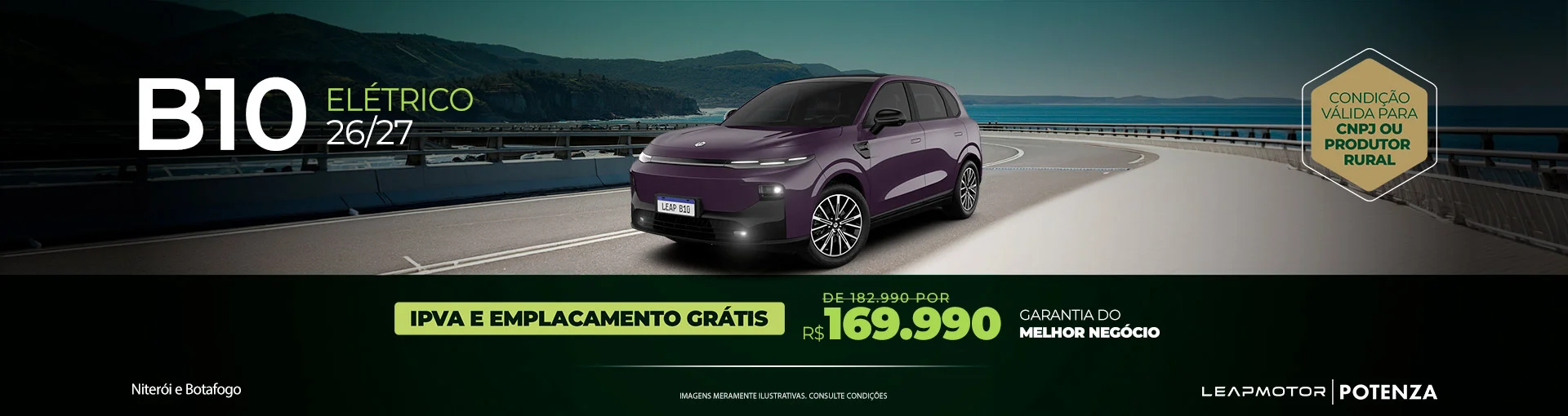 Leapmotor B10 Elétrico para CNPJ em Botafogo | R$ 169.990