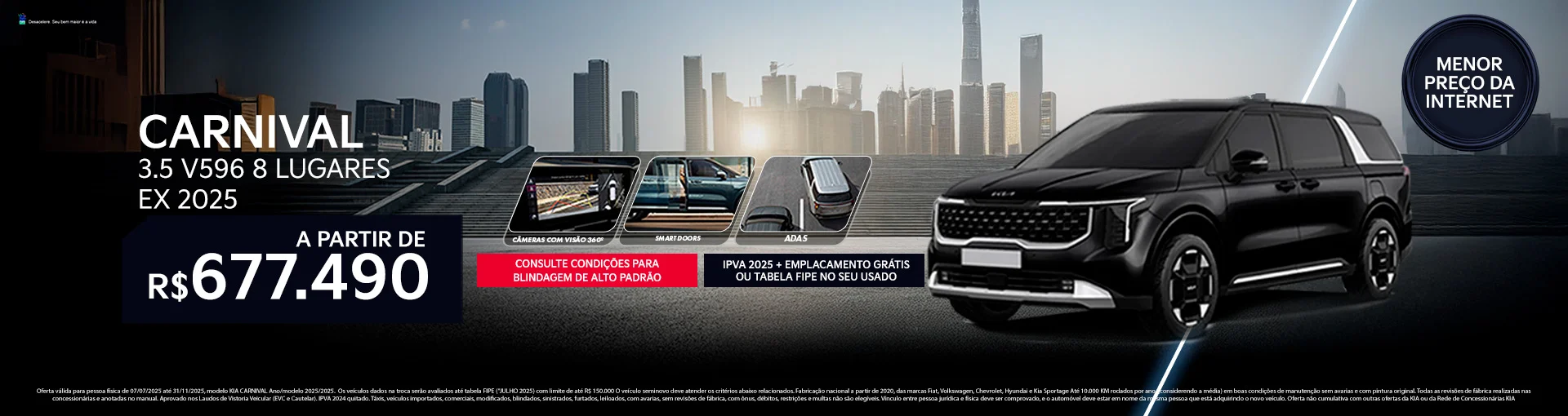 KIA CARNIVAL: ENTREGAMOS EM TODO RIO DE JANEIRO!