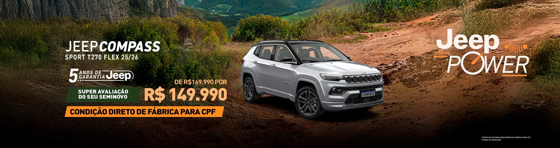JEEP COMPASS COM MELHOR PREÇO GARANTIDO!
