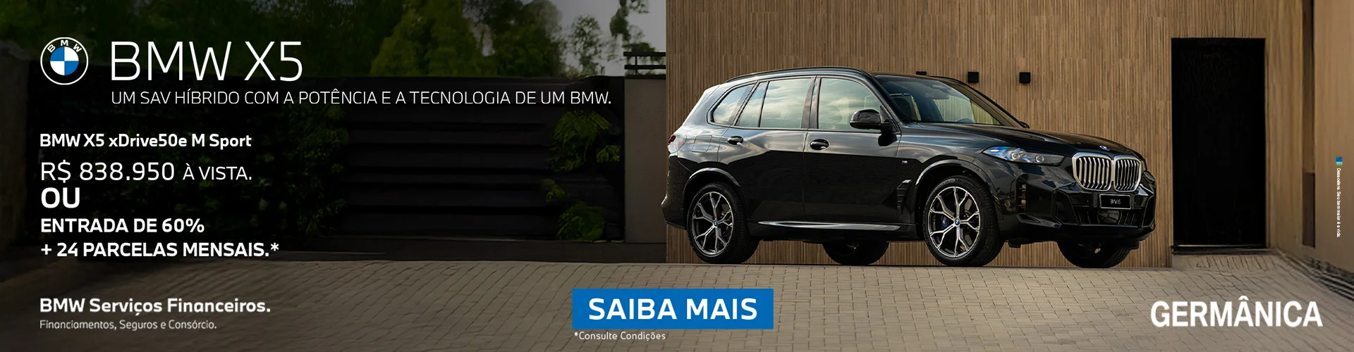 BANNER BMW X5 08/2025