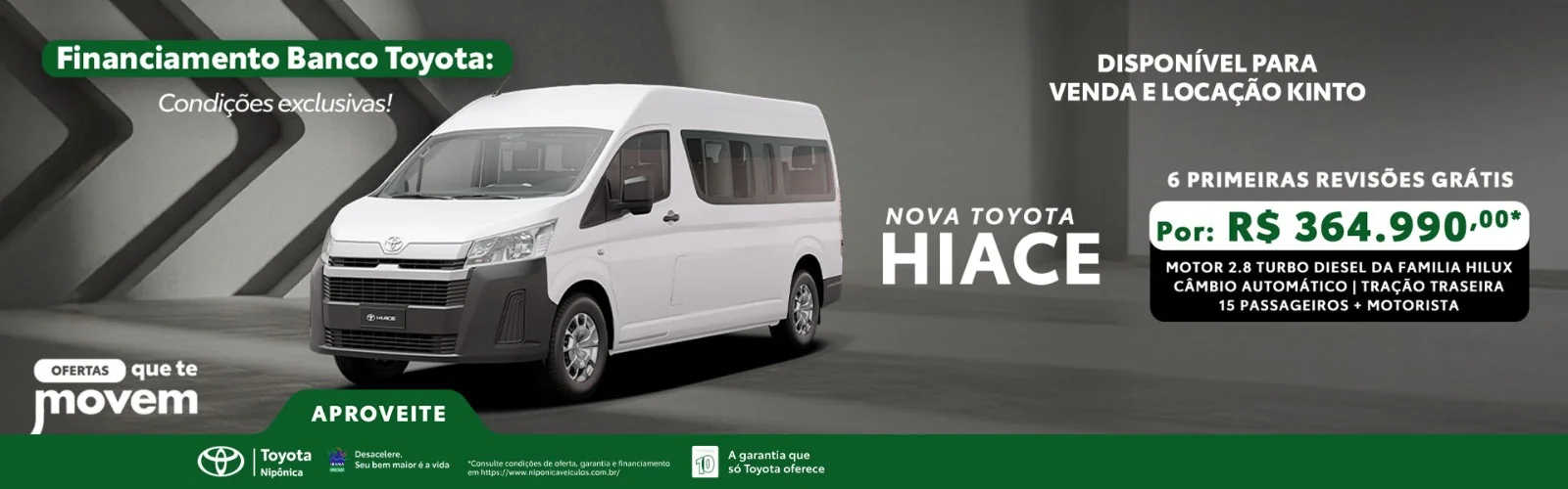 OFERTA HIACE - 0KM