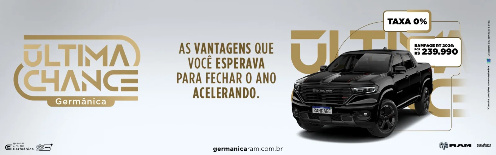 RAM RAMPAGE RT - BANNER VAREJO