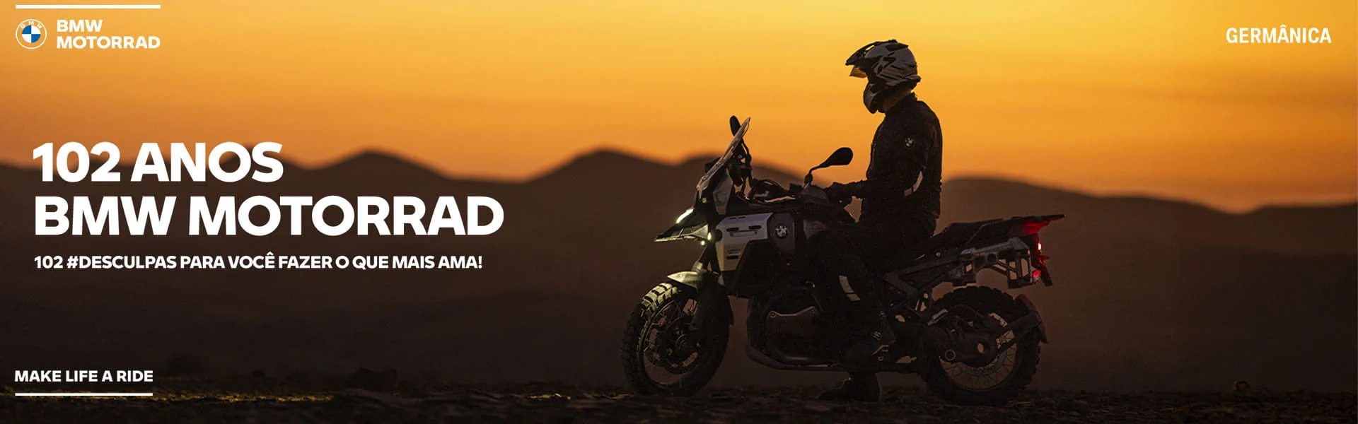 BANNER MOTORRAD 102 ANOS