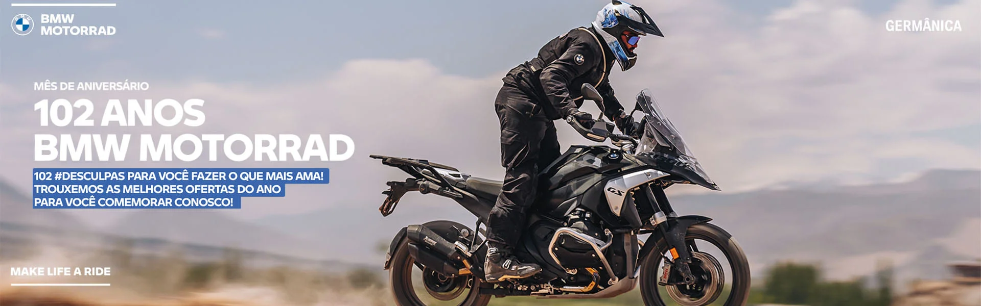 BANNER MOTORRAD 102 ANOS