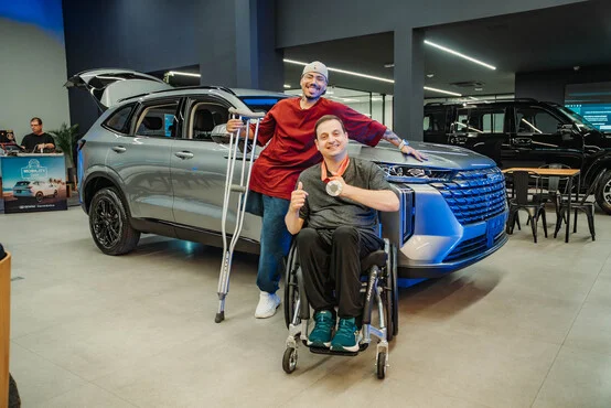 Evento de carros da GWM para PcDs