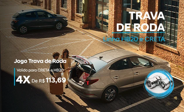 JOGO TRAVA DE RODA - LINHA HB20 / CRETA