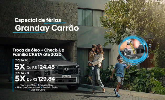 TROCA DE ÓLEO - LINHA CRETA ATÉ 2020