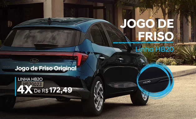 JOGO DE FRISO ORIGINAL - LINHA HB20