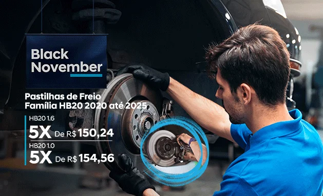 PASTILHA DE FREIO - LINHA HB20 - 2020 ATÉ 2025