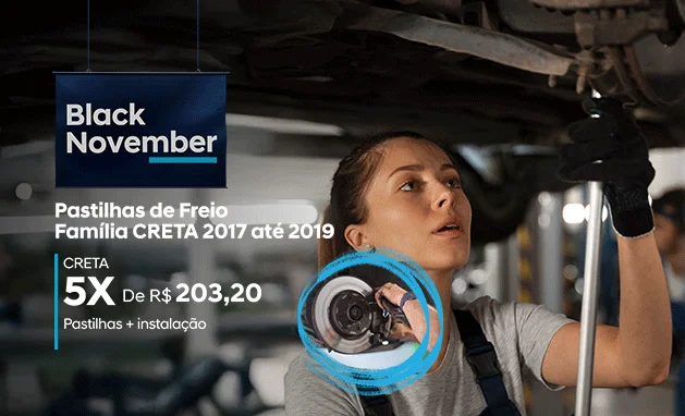 PASTILHA DE FREIO - LINHA CRETA - 2017 até 2019