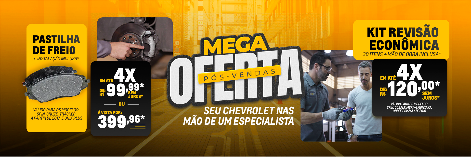 MEGA OFERTA DE PÓS VENDAS | GRANLESTE CHEVROLET