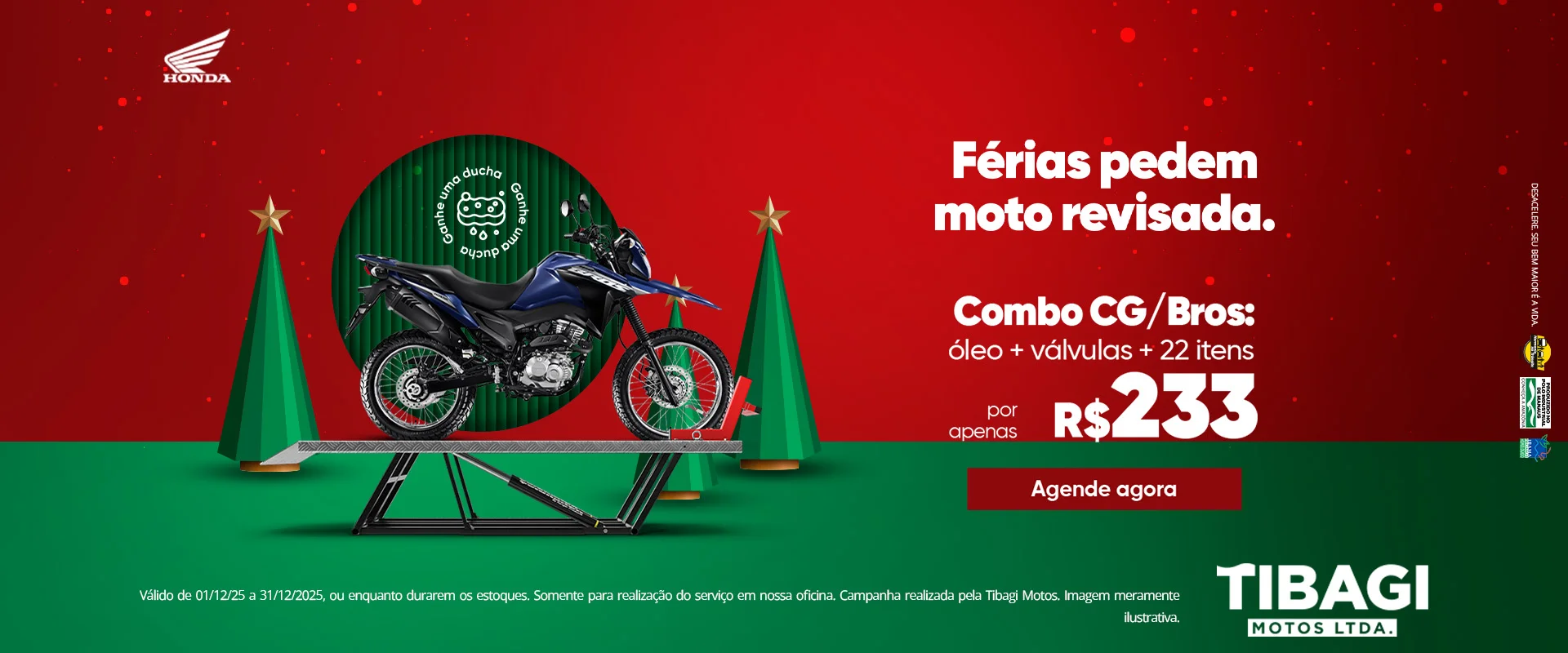 FÉRIAS PEDEM MOTO REVISADA!