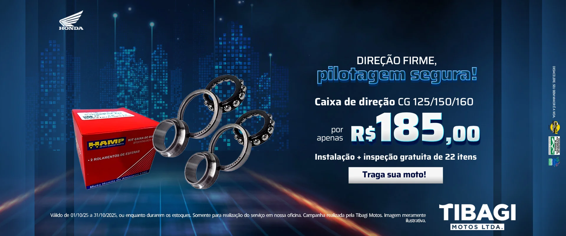 Caixa de Direção CG 125/150/160