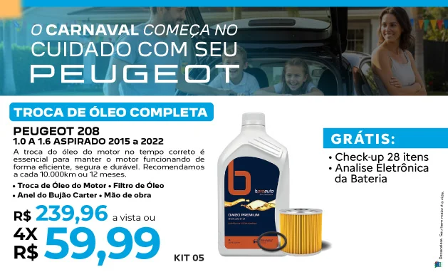 Troca de Óleo Completa