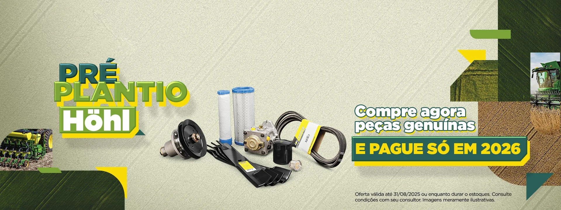 Peças com qualidade John Deere é na Höhl