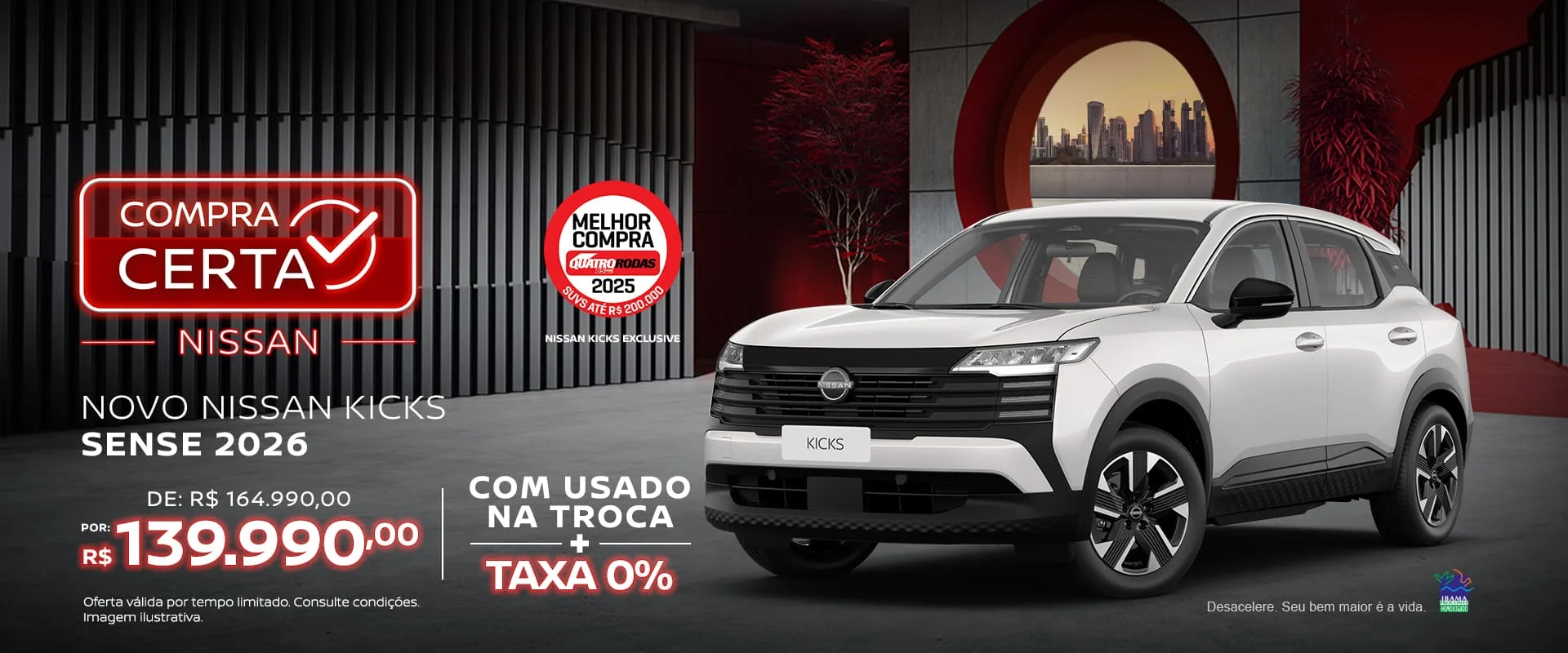 Oferta Nissan é na Iesa