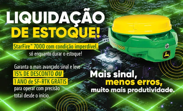 Starfire 7000 com 15% OFF ou 1 ano de SF-RTK Grátis! Starfire 7000 com 15% OFF ou 1 ano de SF-RTK Grátis!