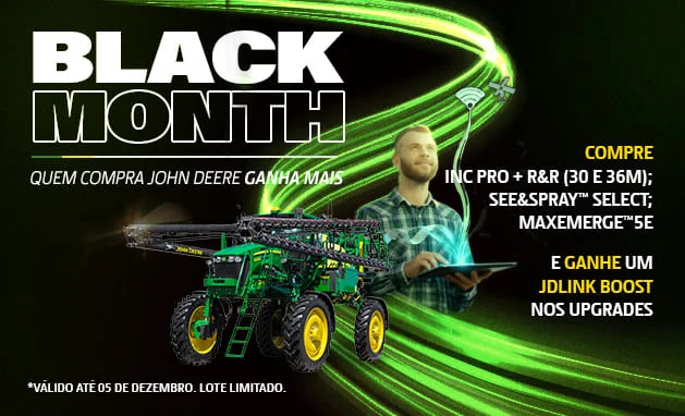 Na compra de uma tecnologia John Deere, ganhe JDLINK BOOST 