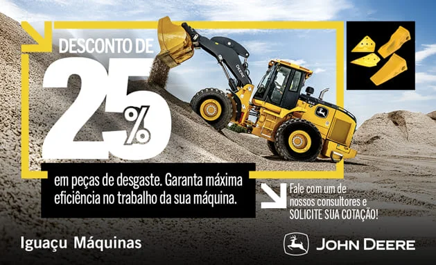 Garanta 25% de desconto em peças de itens de desgaste! 