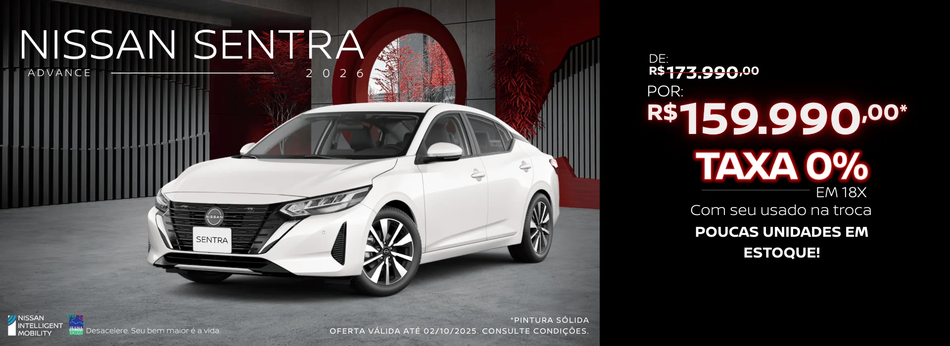 Ofertas Nissan, Itaimbé Nissan, Nissan Sentra