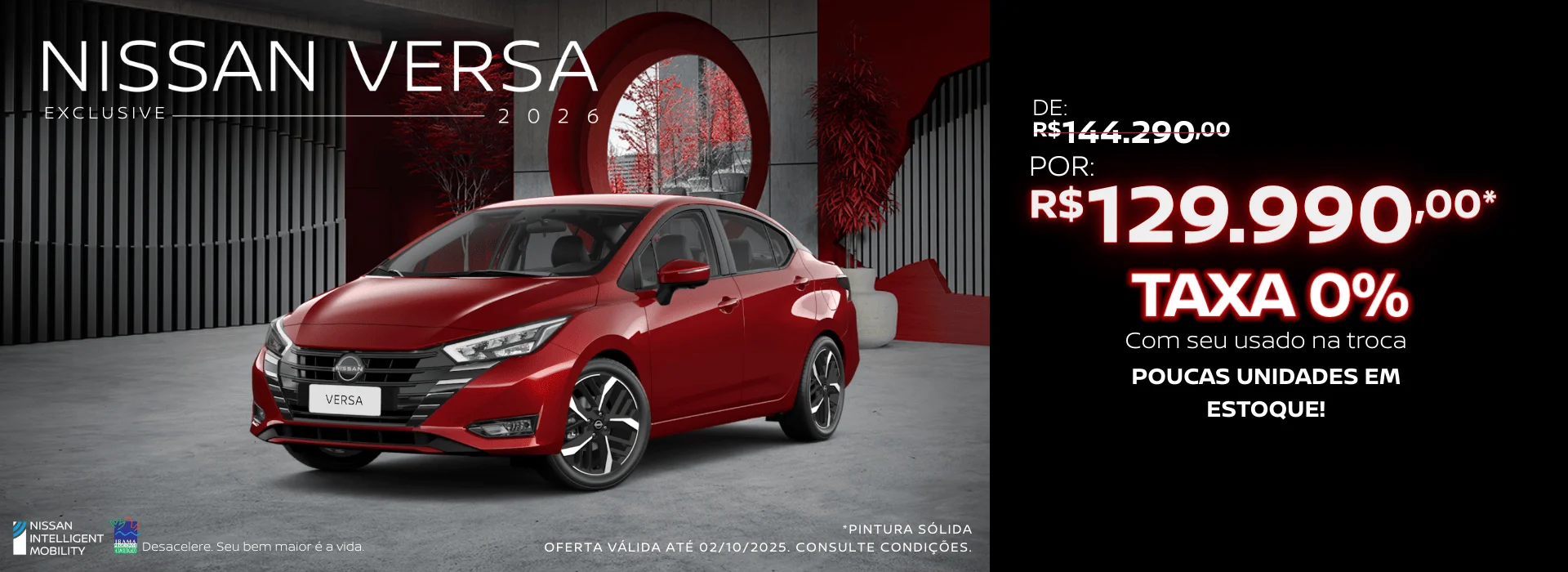 Ofertas Nissan, Itaimbé Nissan, Nissan Versa