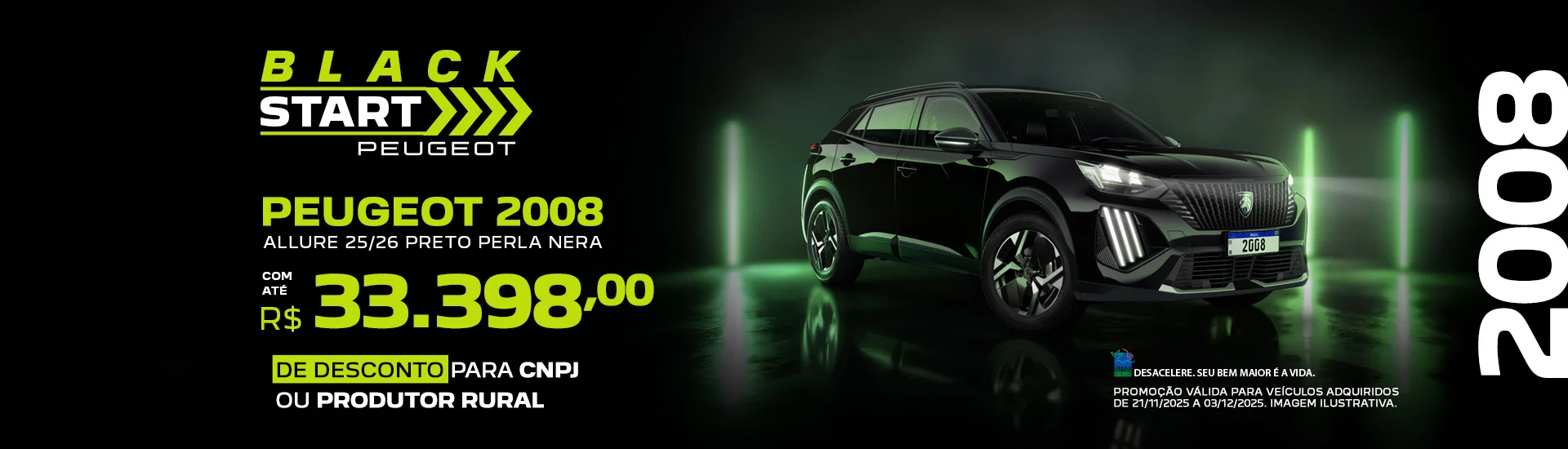 Oferta Novembro Peugeot 2008 Allure Le Lac