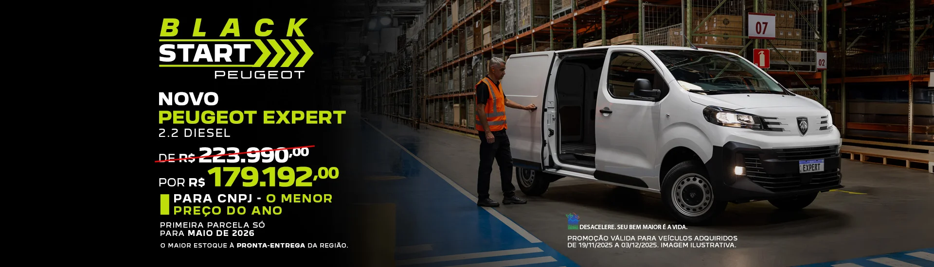 Oferta Novembro Peugeot Expert Diesel Le Lac