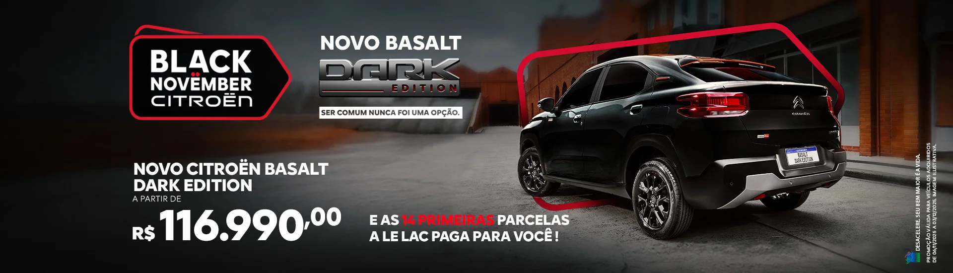 Oferta Basalt Le Lac Novembro