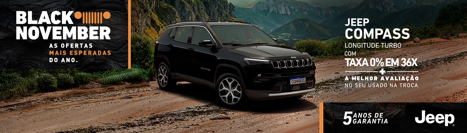 Oferta Novembro Jeep Compass Longitude Le Lac