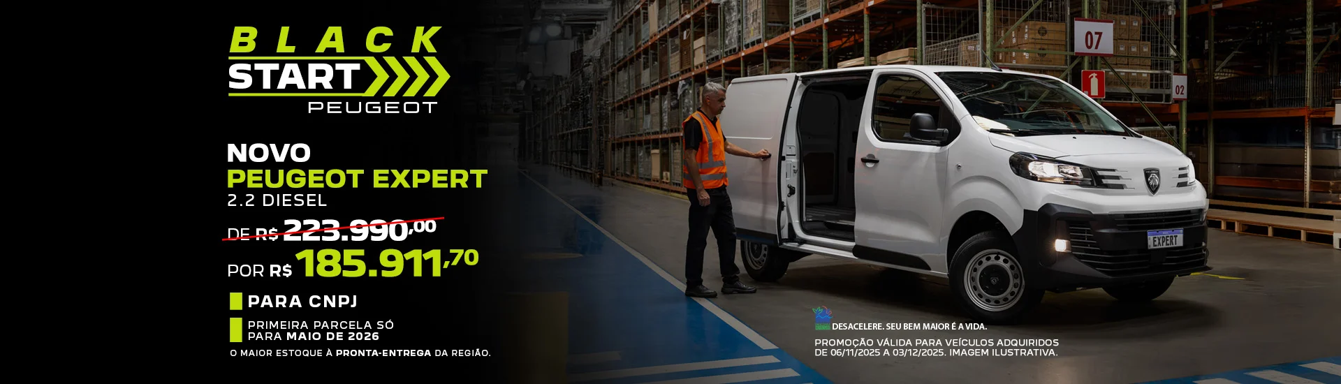 Oferta Novembro Peugeot Expert Diesel Le Lac